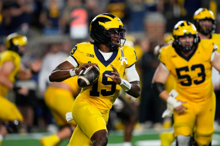 Michigan coach Kyle Whittingham says Bryce Underwood has to improve to keep his job as QB 1